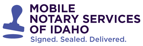 Logo: Mobile Notary Services of Idaho